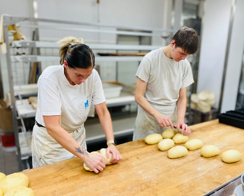 Bäckerei Christian Peter Brück - Gessele & Azubi